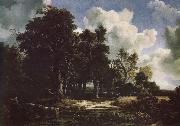 Jacob van Ruisdael Edge of a Forest with a grainfield oil on canvas